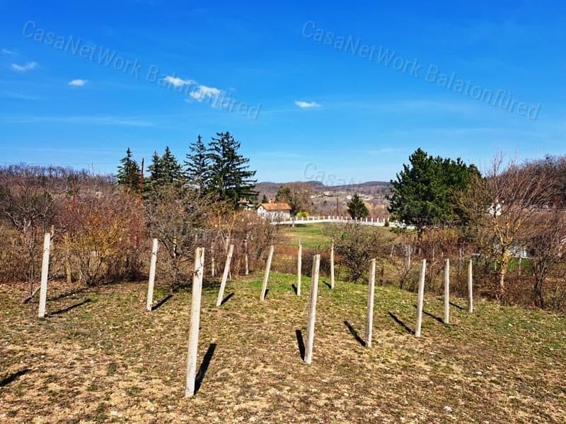 Buildable rural plot with panoramic views near Balatonfüred