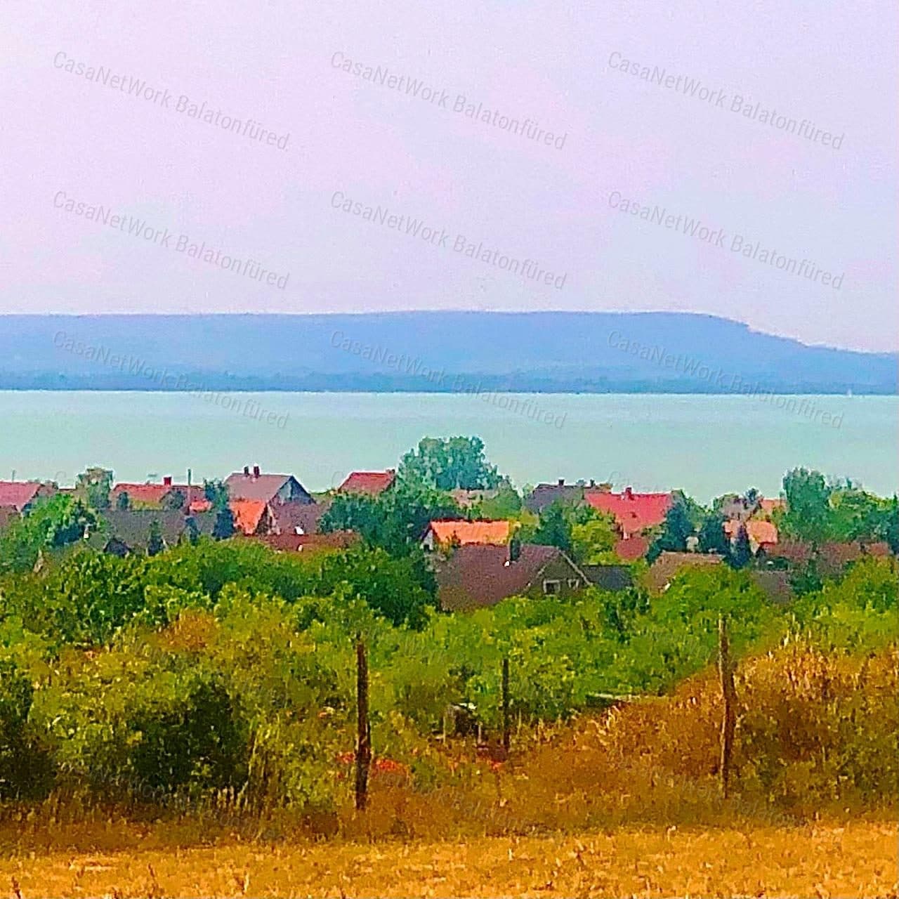 Agricultural land with views towards the Balaton Riviera in Balatonakali